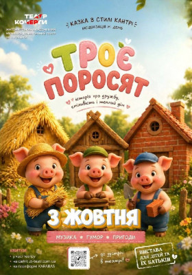 Казка «Троє поросят»