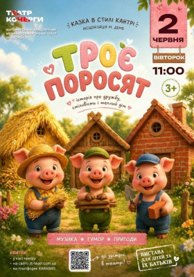 Казка «Троє поросят» 