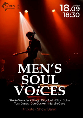 Men`s soul voices. Show band