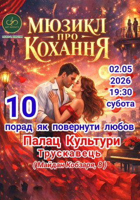 Мюзикл про кохання «10 порад як повернути любов»