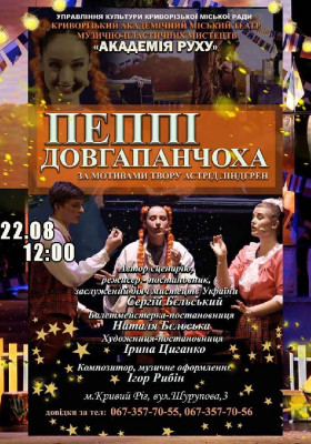 Вистава «Пеппі Довгапанчоха»
