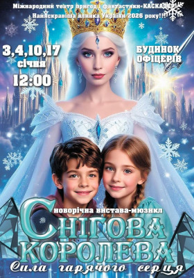 Новорічна вистава-мюзикл «Снігова королева. Сила гарячого серця»