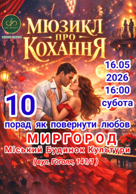 Мюзикл про кохання «10 порад як повернути любов»