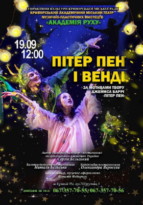 Казка «Пітер Пен і Венді». 