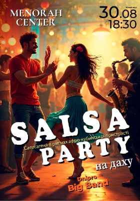 SALSA PARTY＆Dnipro Big Band на даху МЕНОРИ. Сальсатека в ритмах афро-кубинської пристрасті
